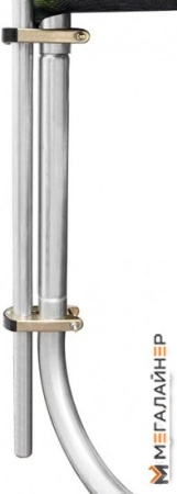 Батут Alpin 4.65 м с защитной сеткой и лестницей