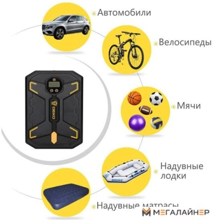 Автомобильный компрессор Deko DKCP150Psi-LCD