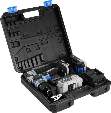 Ударная дрель-шуруповерт Deko GCD20DU PRO 083-1107 (с 2-мя АКБ, кейс) купить в Минске с доставкой