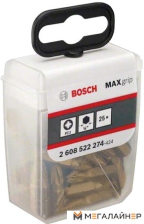 Набор бит Bosch 2608522274 (25 предметов) купить в Минске с доставкой