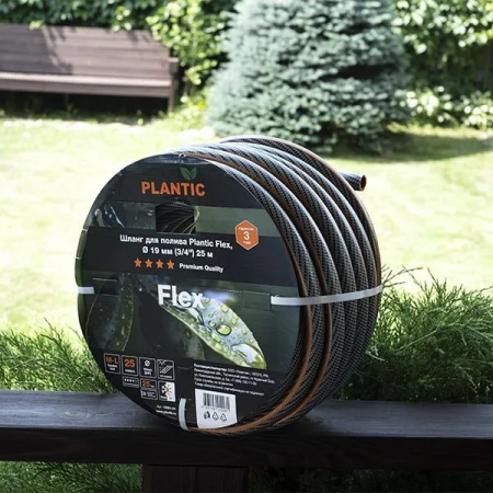 Шланг Plantic Flex ф19 мм 19001-01 (3/4", 25 м) купить в Минске с доставкой