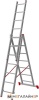 Лестница-стремянка Новая высота алюминиевая трёхсекционная 3x7 (1230307) купить в Минске с доставкой