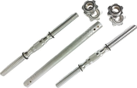 Гриф гантельный Ametist Набор гантельных грифов с соединительным коннектором 40 см (металл) 2039587191427