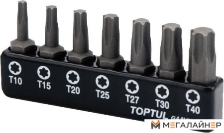 Набор бит Toptul GAAV0702 7 предметов купить в Минске с доставкой