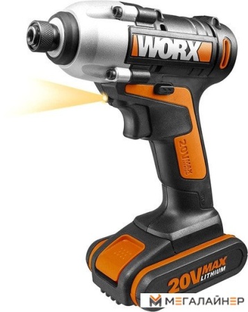 Ударный винтоверт Worx WX290.1 (с 2-мя АКБ, кейс) купить в Минске с доставкой