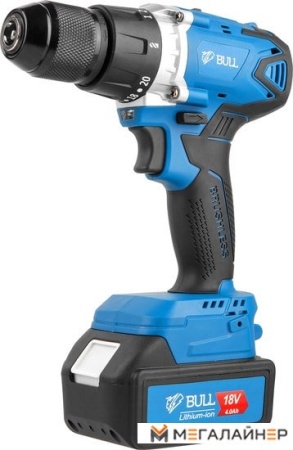 Дрель-шуруповерт Bull SR 1802 (с 2-мя АКБ, кейс) купить в Минске с доставкой