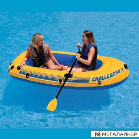 Гребная лодка Intex Challenger 2 Set (Intex-68367)