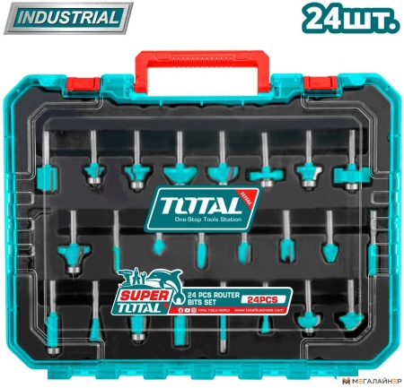 Набор фрез Total TACSR12406 (24 шт) купить в Минске с доставкой