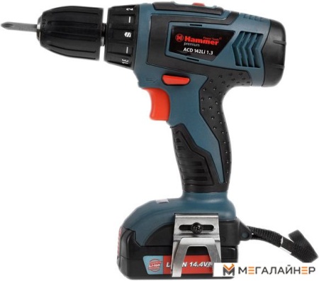 Дрель-шуруповерт Hammer ACD142Li 1.3 Premium купить в Минске с доставкой