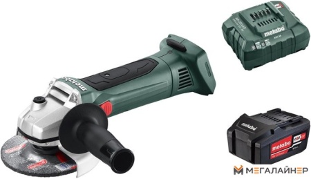 Угловая шлифмашина Metabo W 18 LTX 125 T04155 (с 1-м АКБ 4 Ah) купить в Минске с доставкой