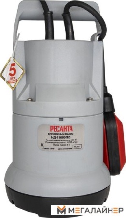Дренажный насос Ресанта НД-11000П/5 купить в Минске с доставкой