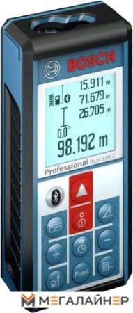 Купить Лазерный дальномер Bosch GLM 100 C Professional [0601072700] в Минске с доставкой