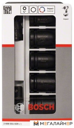 Набор торцевых головок Bosch 2608551029 7 предметов купить в Минске с доставкой