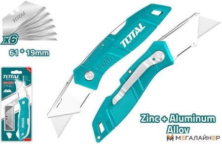 Нож строительный Total THT5136236 купить в Минске с доставкой