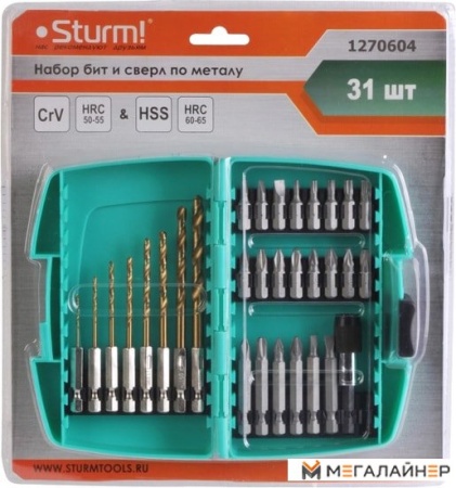 Набор оснастки Sturm 1270604 (31 предмет) купить в Минске с доставкой