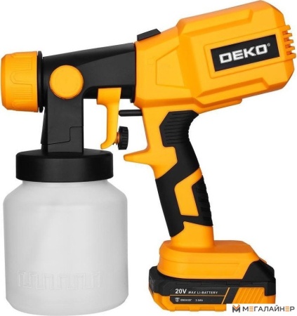 Краскораспылитель Deko SG20DK 083-1133 (с 1-им АКБ) купить в Минске с доставкой