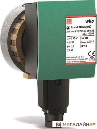Циркуляционный насос Wilo Star-Z NOVA купить в Минске с доставкой