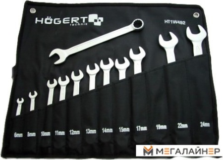 Набор ключей Hogert Technik HT1W492 (12 предметов) купить в Минске с доставкой