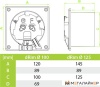 Вытяжной вентилятор airRoxy dRim 100S-C165