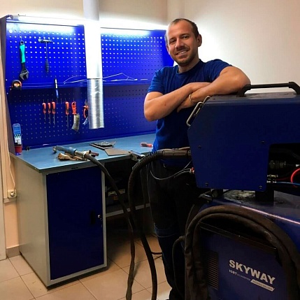 Демонстрация сварочного оборудования в работе