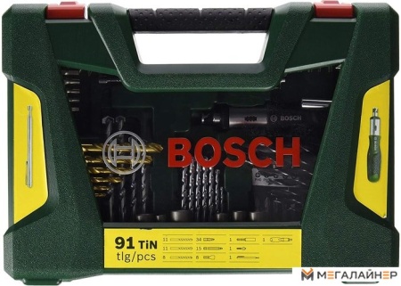 Набор оснастки Bosch 2607017311 (91 предмет) купить в Минске с доставкой