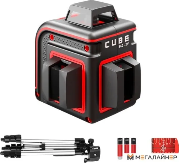 Купить Лазерный нивелир ADA Instruments Cube 360-2V Professional Edition А00570 в Минске с доставкой