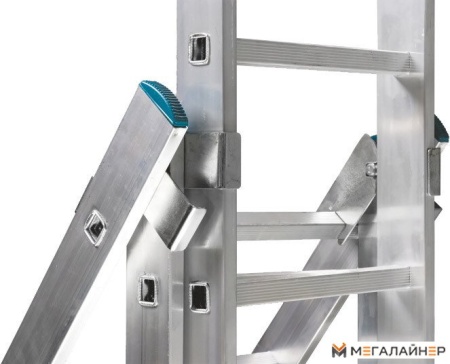 Лестница-стремянка Sarayli трехсекционная промышленная 3x8 (1308) купить в Минске с доставкой