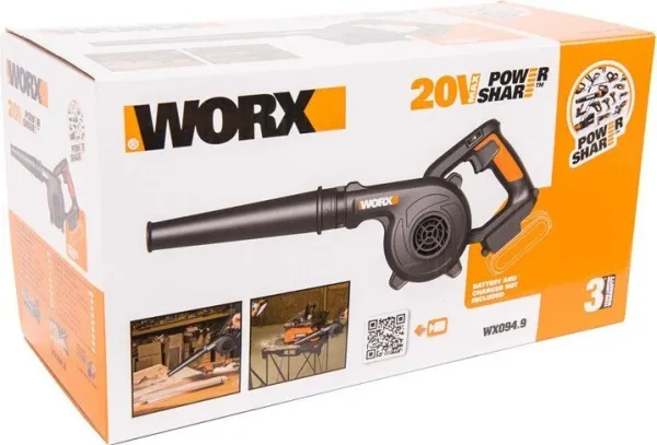Ручная воздуходувка Worx WX094.9 (без АКБ) купить в Минске с доставкой