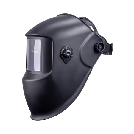 Маска сварщика FoxWeld КОРУНД черная (ф-р АСФ 4/9-13 с внеш. рег.) без коробки
