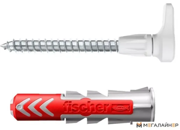 Дюбель-гвоздь Fischer EasyHook Angle DuoPower 6x30 K NV (6 шт) купить в Минске с доставкой