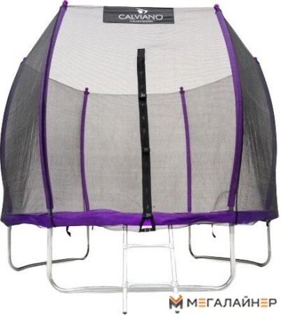 Батут Calviano Outside Master Purple 252 см - 8ft (внешняя сетка, с лестницей)