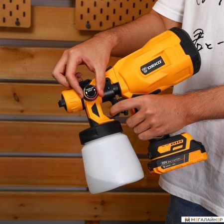 Краскораспылитель Deko DKSG20K2 063-4020 (с 2-мя АКБ) купить в Минске с доставкой