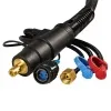 Горелка Aurora TIG 450 8m WC HFL 50MMQ ,2pin, газ 3/8G, вода б/р