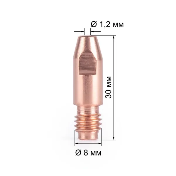 Наконечник VARTEG M8х30х1.2 (140.0442/MD0005-12)