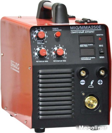 Сварочный инвертор Brado MIG/MMA 250E