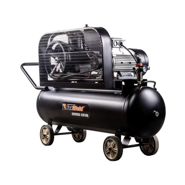 Компрессор масляный ременной Foxweld AEROMAX 420/100