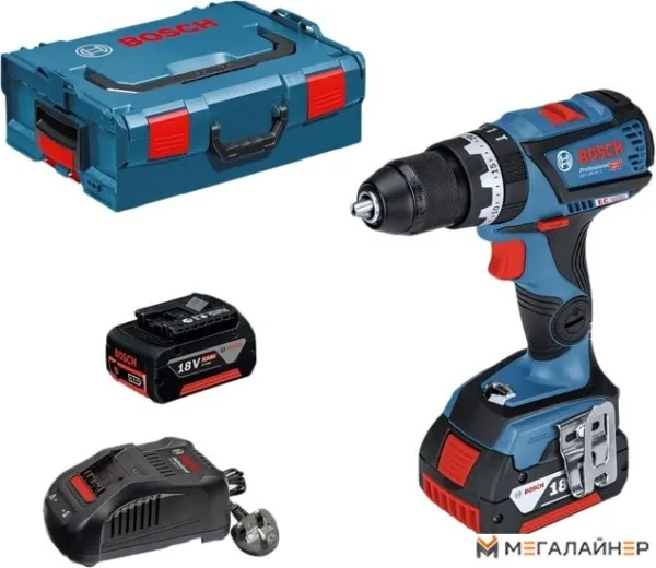 Дрель-шуруповерт Bosch GSB 18V-60 C Professional 06019G2100 (с 2-мя АКБ, кейс) купить в Минске с доставкой