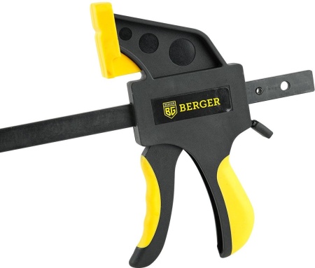 Струбцина Berger Быстрозажимная 70x300мм, зажим до 60кг BG1930 купить в Минске с доставкой