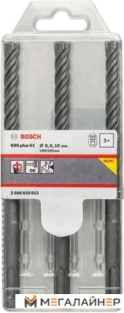 Набор оснастки Bosch 2608833912 (3 предмета) купить в Минске с доставкой