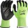 Перчатки хозяйственные Milwaukee Hi-Vis Cut level 3/C 8/M 4932478131