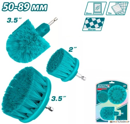 Набор щеток для электроинструмента Total TACM3001 купить в Минске с доставкой