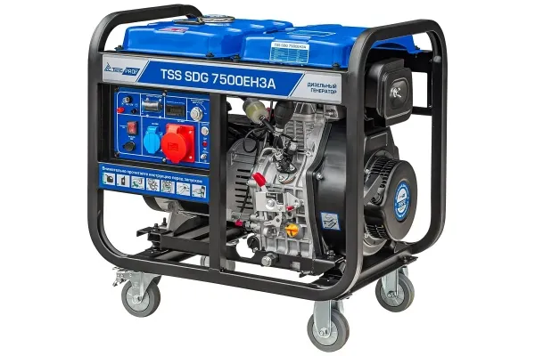 Дизель генератор ТСС SDG 7500EH3A