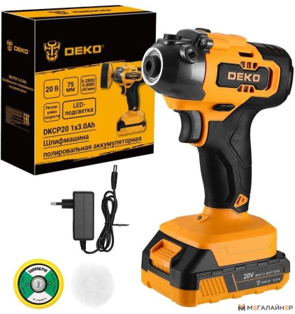 Полировальная машина Deko DKCP20 086-1007 (с 1-им АКБ) купить в Минске с доставкой
