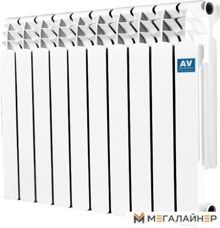 Биметаллический радиатор AV Engineering Bimetal 500/80-A4 AVE500002 (10 секций)