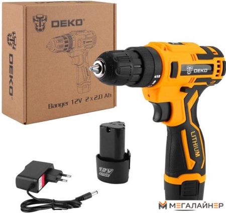 Дрель-шуруповерт Deko Banger 063-4169 (с 2-мя АКБ) купить в Минске с доставкой