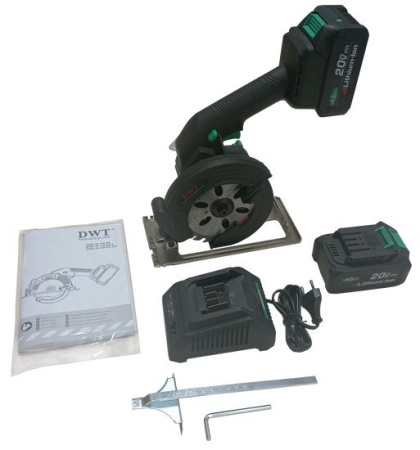 Дисковая (циркулярная) пила DWT AHKP-20-140 DN-4C2 (с 2-мя АКБ) купить в Минске с доставкой