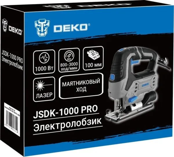 Электролобзик Deko JSDK-1000 PRO 085-1160 купить в Минске с доставкой