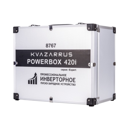 Инверторное пуско-зарядное устройство KVAZARRUS PowerBox 360i, таймер, пластиковый кейс