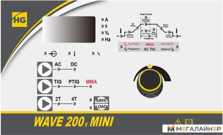 Сварочный инвертор HUGONG Wave 200 III Mini AC/DC
