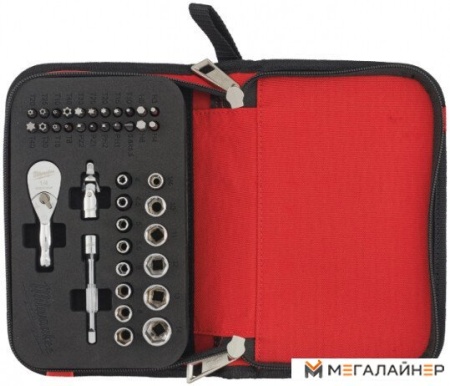 Набор трещотка с головками и битами Milwaukee 4932492672 (39 предметов) купить в Минске с доставкой